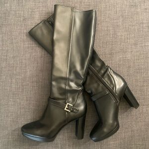 NINE WEST / Kacie Knee High Black Boots